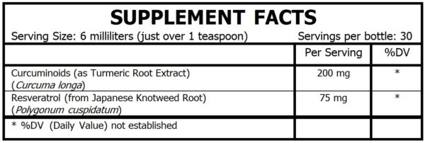 Liposomal Curcumin with Resveratrol - Image 2